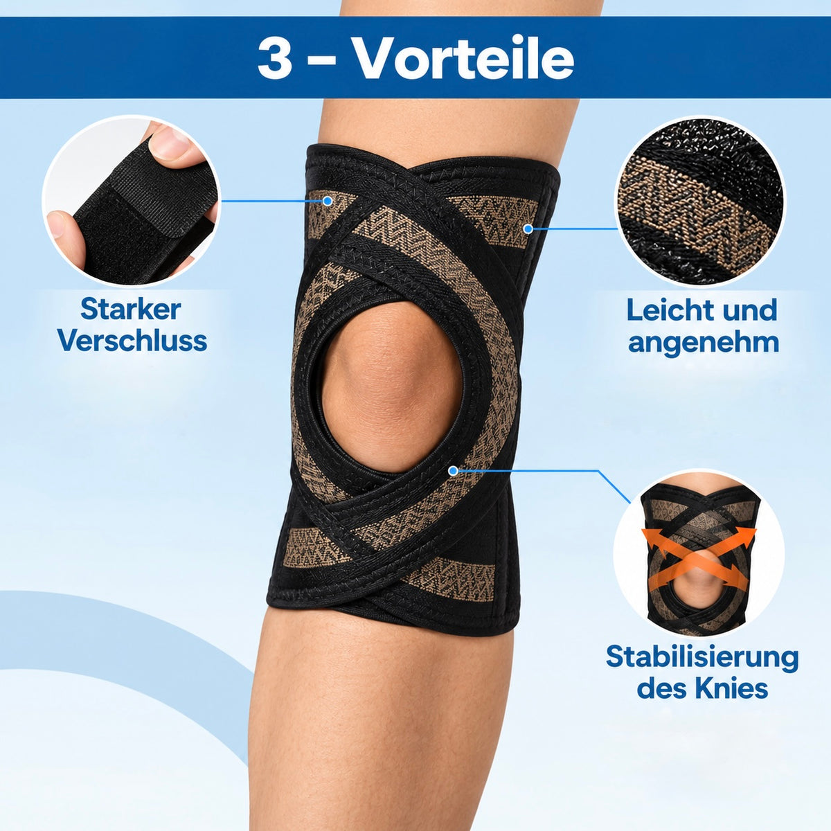 KneeGuard - Knie aktive Schutzbandage