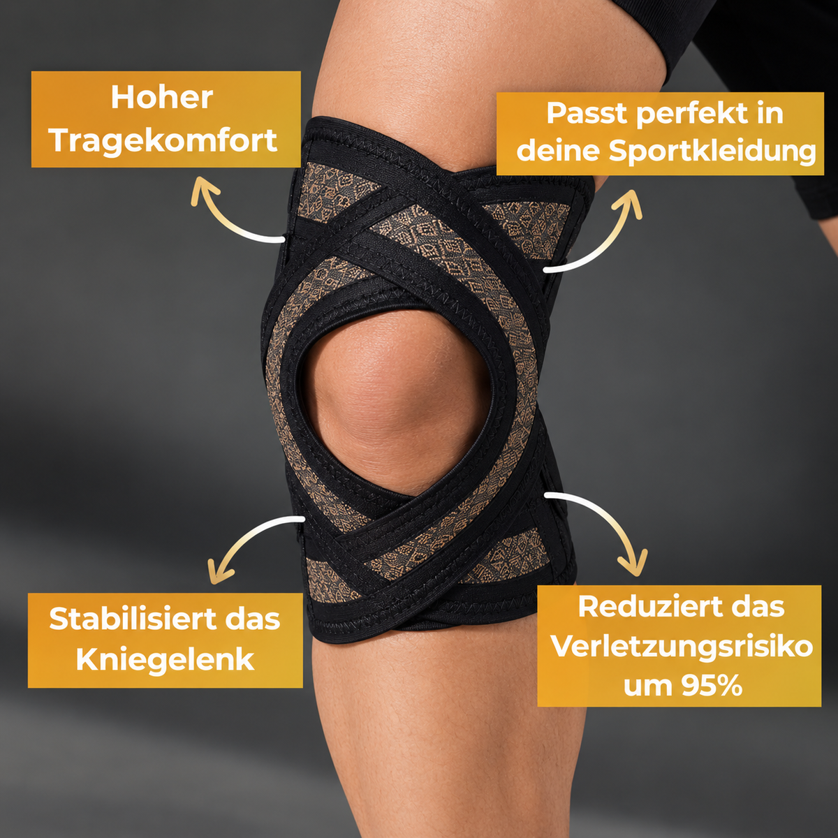 KneeGuard - Knie aktive Schutzbandage