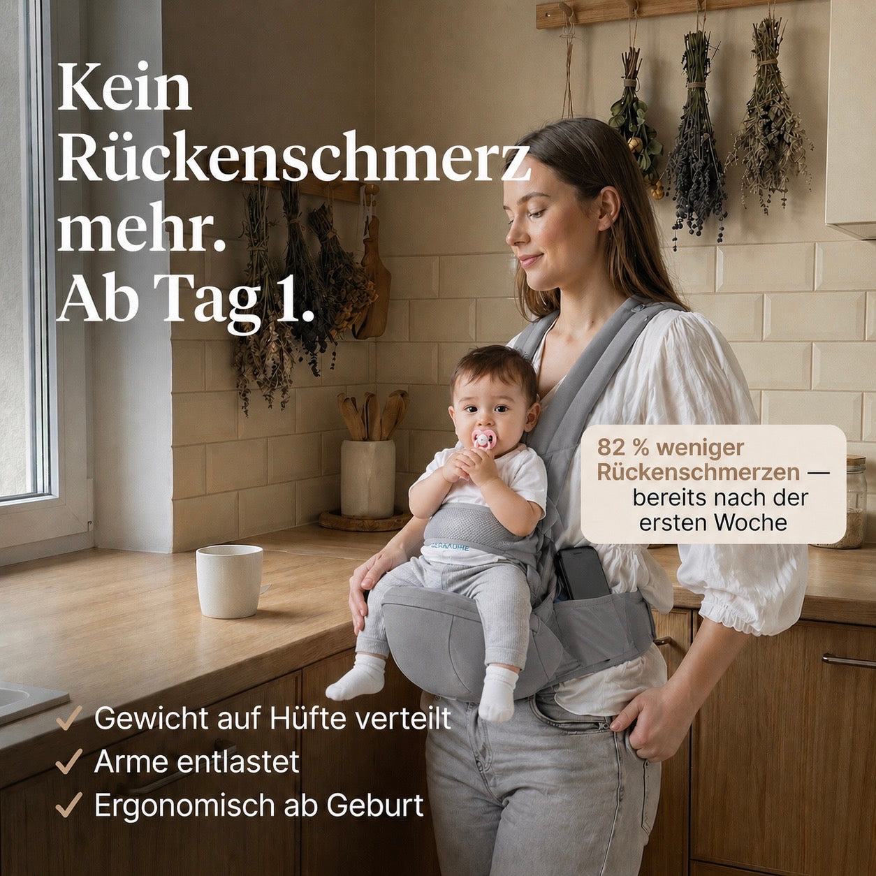 LumaTrage-Schmerzfrei tragen ab dem ersten Tag