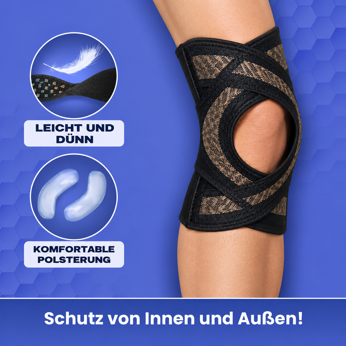 KneeGuard - Knie aktive Schutzbandage